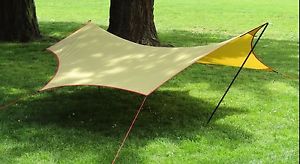 vtg MOSS HEPTAWING -RARE Wing TARP SHELTER from USA Tent Legend pre- MSR in EUC
