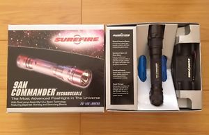 Surefire 9AN Commander Rechargeable Flashlight - Collectible NEW Never Used