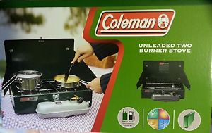Coleman 2 burner dual fuel stove