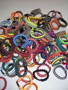 Huge Paracord Lot 250+ Items Bracelets, Key Fobs, Lanyards, Gun Slings