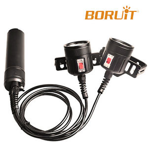 DHL Versenden 4000lm 6xXML2 U4 LED Tauchen Taschenlampe Fackel+8*18650 AKKU 200M