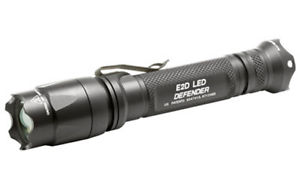Surefire E2D Black LED Defender LED Flashlight 500/5 Lumens E2DLU-A