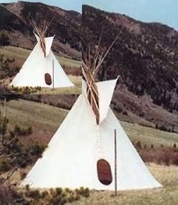 CANVAS SIOUX STYLE TIPI 14 FT