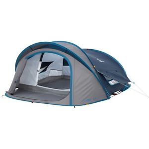 QUECHUA 2 Seconds XL Air III pop up camping tent, waterproof for 3 Person