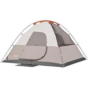 Coleman Sundome 6 Sleeping Tent - Setup Rainfly Copre La Porte E Finestre