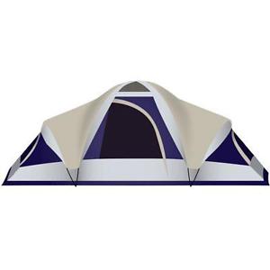 18' Long, 3 Room 8 Person Tent