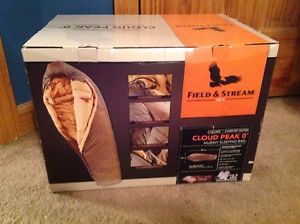 Field And Stream Cloud Peak 0 Degrees Mummy Sleeping Bag Camping Goose Down