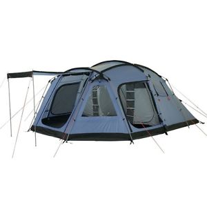 10T Bluehill 8 - 8-Personen Kuppel-Zelt mit Dachfenster Voll-Bodenwanne teilbare