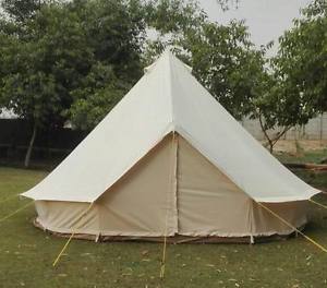 New Bell tent 4 Meter 4M, Bell Tent 5 Meter 5M with ZIG Zipped-in Groundsheet