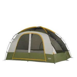 6 Person Tent Green Wenzel Six Camping Outdoor Hiking Trail Camp Family Cabin