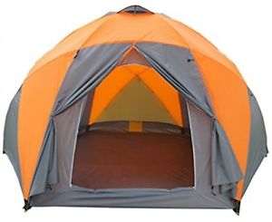 Funs® 6~8 Person Large Hexagonal Dome Yurt Tent 3 Doors Double-Wall Family