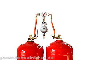 Zweiflaschenanlage für 33kg Propan Flaschen mit automatischer Umschaltung AKTION