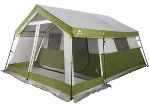 8-Person Camping Cabin Tent With Screen Porch Outdoor Family Vacations