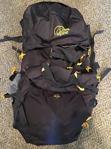 NEW - Lowe Alpine - Zephyr 55:65 - Backpacking Backpack - Rain Cover - Black