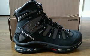 New Salomon Quest 4D 2 GTX hiking boot, detroit/black/navajo, mens size 7.5
