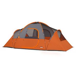 Camping Tents 9 Person Extended Dome Tent - 16' x 9' Big Large New Huge