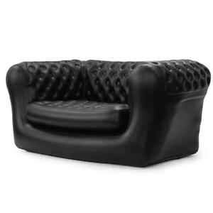 Smart Air Beds Smart Air Beds, 2 Person Inflatable Chesterfield Sofa Black