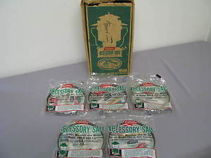 Vintage Coleman Accessory Safe display box with 5 nos accessory safe in storebox