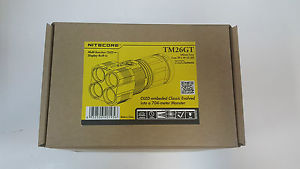 NITECORE QuadRay TM26GT 4x CREE XP-L HI V3 LED Flashlight  w/Charger