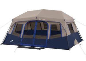 Ozark Trail 10 Person 2 Room Instant Cabin Shelter Family Camping Outdoor Tent