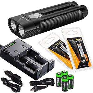 FENIX LD50 1800 Lumen Dual CREE XM-L2 LED Slim Flashlight With 2 X Fenix ARB-L2
