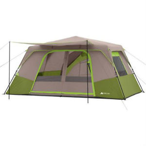 Cabin Tent Arm Chairs Ozark Trail 3 Rooms 11 Person  2 Min setup Best Value