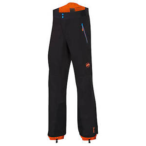Mammut Men's Nordwand Pro HS Pants Hard Shell Trousers Black 34 Short