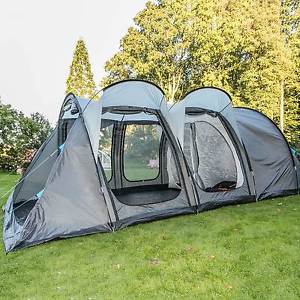 skandika Korgen 4 personas tienda campaña familiar mosquiteras gris toldo nueva