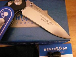 Benchmade Foray Axis First Production # 694 G10 Scales