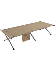 Alps Mountaineering Camp Cot Lightweight Poly 32x82x18 Khaki 8202114