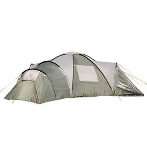 Skandika Korsika - Tenda da 8 persone, 760x630 cm, colore: Verde/Beige