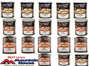 MEAT Lovers Mountain House Freeze Dried Food #10 Cans Newly Manufactured!