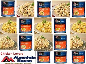 CHICKEN Lovers Mountain House Freeze Dried Food #10 Cans Newly Manufactured!