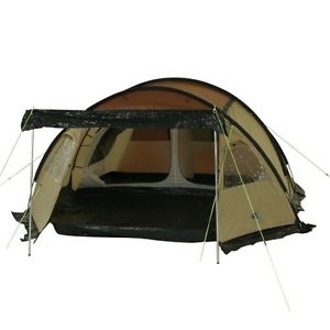 4 Person Tunnel Tent Camping Hiking Festivals Outdoor Summer Holiday Carry Bag