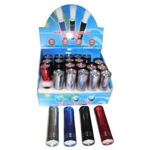 DDI 679924 L.E.D. Mini Flashlight with 9 L.E.D. Lights Case Of 96