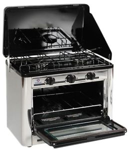 Camping Herd mit Backofen Propangas Gaskocher Gasherd CSET 100 Eccotemp 30mbar