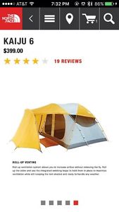 North Face Kaiju 6 Tent 6 Person 3 Season Retails For $400+ NWT Awesome!!