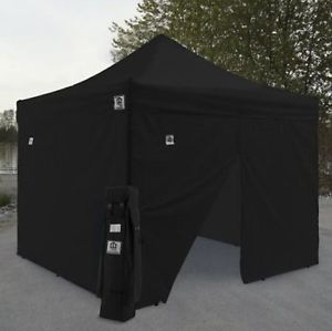 Impact Canopy AOL 10x10 ft. Ez Pop Up Instant Canopy Tent Aluminum Sidewalls New