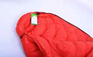Super light mummy adult outdoor duck down camping sleeping bag 2500g fills