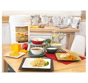 NEW Chef's Banquet All-Purpose Kit 1 Month Food Storage Supply, 330 Servings