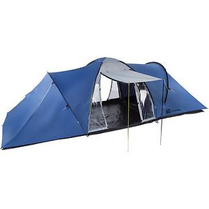 skandika Harstad 6 Person Man Family Tent Canopy 3000mm Column 2 Entrances New