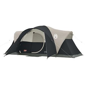Coleman Montana 8-Person 1 Room Tent By Coleman Outdoor Camping Black New