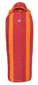 Big Agnes Encampment 15F Integrity Sleeping Bag - Long / Right Zip Red / Orange