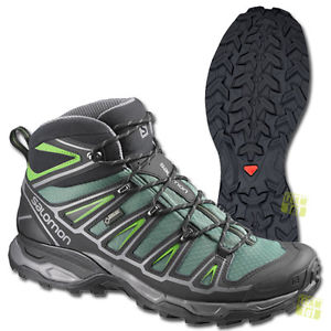 Salomon Zapatos De Trekking De Hombre X ULTRA MEDIO 2 GTX verde oscuro