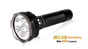 Fenix 6000LM RC40 2016 6x CREE XM-L2 U2 LED 7800mAh Rechargeable Flashlight 730M