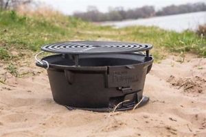 Feuergrill tg3 von Petromax Gusseisen Dutch Oven Feuertopf Outdoor Camping