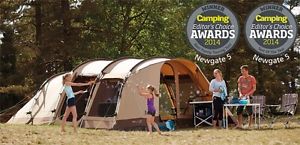 Outwell Newgate 5 Camping Tent 2015 Model Natural Tan
