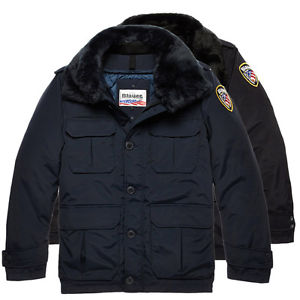 Blauer Detachable Kurzjacke