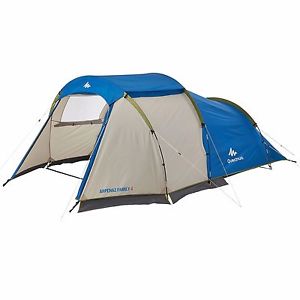 QUECHUA Arpenaz 4 Family Tent Camping Tent Waterproof for 4 person