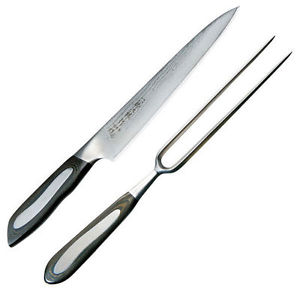 Tojiro Flash Set Carving 210mm & Fork 170mm Knives